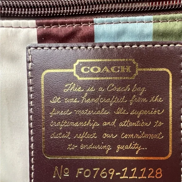 Vintage Coach Legacy 65th Anniversary Edition “Leigh”Black Vachetta Leather Bag - Picture 4 of 6